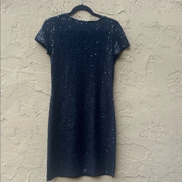 🎉2X HOST PICK🎉 Boston Proper Black Sequin Sweater Dress - Picture 2 of 4